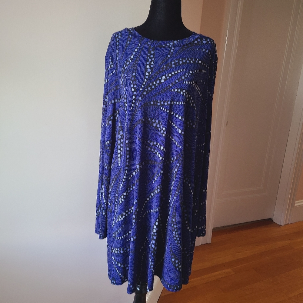 BCBGeneration Day long Sleeve A-line Dress - Picture 4 of 5